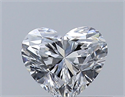 Natural Diamond 0.34 Carats, Heart with  Cut, E Color, VS2 Clarity and Certified by GIA