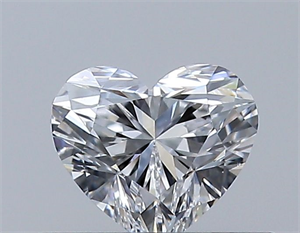 Picture of Natural Diamond 0.34 Carats, Heart with  Cut, E Color, VS2 Clarity and Certified by GIA