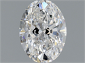 Natural Diamond 0.41 Carats, Oval with  Cut, D Color, VVS1 Clarity and Certified by GIA