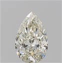 Diamante Natural 1.50 quilates, De pera , Color J, claridad IF y certificado IGI