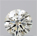 Natural Diamond 0.50 Carats, Round with Excellent Cut, L Color, VVS1 Clarity and Certified by GIA