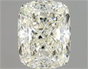 Natural Diamond 0.90 Carats, Cushion with  Cut, J Color, VVS2 Clarity and Certified by GIA