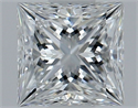 Diamante Natural 0.55 quilates, Princesa , Color E, claridad IF y certificado GIA
