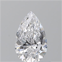 Natural Diamond 0.70 Carats, Pear with  Cut, D Color, VS1 Clarity and Certified by GIA