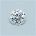 Diamante Natural 0.40 quilates, Redondo , Color H, claridad SI2 y certificado GIA