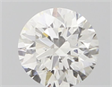 Natural Diamond 0.50 Carats, Round with Excellent Cut, H Color, VVS2 Clarity and Certified by GIA
