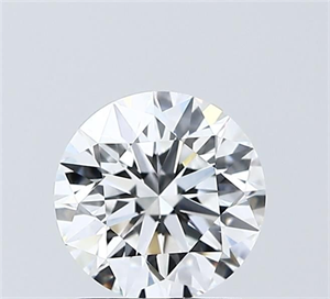 Picture of Lab Grown Diamond 1.50 Carats, Round with Excellent Cut, D Color, VVS2 Clarity and Certified by IGI