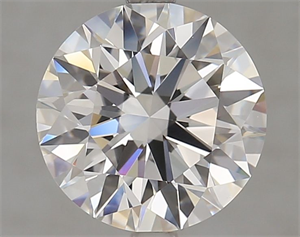 Picture of Lab Grown Diamond 3.03 Carats, Round with Excellent Cut, D Color, VVS1 Clarity and Certified by GIA