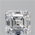 Natural Diamond 0.91 Carats, Asscher with  Cut, E Color, VS1 Clarity and Certified by GIA