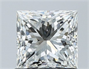 Diamante Natural 1.02 quilates, Princesa , Color G, claridad VVS2 y certificado IGI