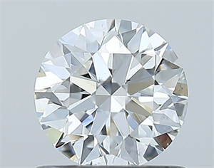 Foto Diamante Natural 0.76 quilates, Redondo , Color F, claridad VS2 y certificado GIA de