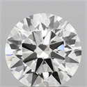 Lab Grown Diamond 1.50 Carats, Round with Ideal Cut, F Color, VVS2 Clarity and Certified by IGI