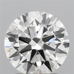 Picture of Lab Grown Diamond 1.50 Carats, Round with Ideal Cut, F Color, VVS2 Clarity and Certified by IGI