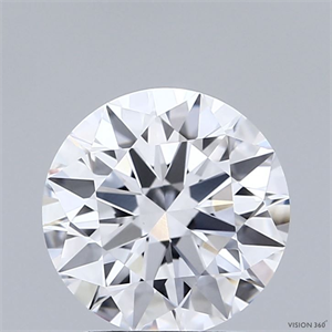Picture of Lab Grown Diamond 2.04 Carats, Round with Ideal Cut, D Color, VVS2 Clarity and Certified by IGI
