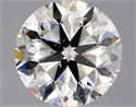 Natural Diamond 1.01 Carats, Round with Very Good Cut, H Color, SI2 Clarity and Certified by GIA