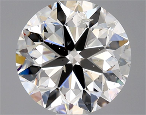 Picture of Natural Diamond 1.01 Carats, Round with Very Good Cut, H Color, SI2 Clarity and Certified by GIA