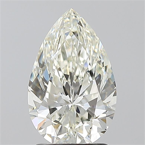 Foto Diamante Natural 1.70 quilates, De pera , Color H, claridad VVS2 y certificado IGI de