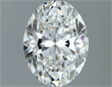 Natural Diamond 1.21 Carats, Oval with  Cut, G Color, VS2 Clarity and Certified by GIA