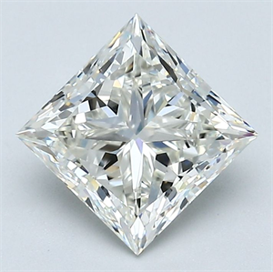 Picture of Natural Diamond 2.01 Carats, Princess with  Cut, J Color, VS1 Clarity and Certified by GIA