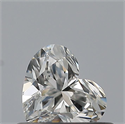 Natural Diamond 0.40 Carats, Heart with  Cut, F Color, VVS1 Clarity and Certified by GIA