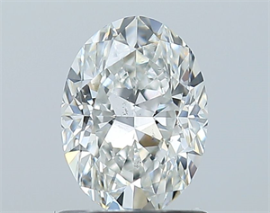 Picture of Natural Diamond 1.00 Carats, Oval with  Cut, G Color, SI1 Clarity and Certified by GIA