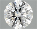 Lab Grown Diamond 3.07 Carats, Round with Ideal Cut, E Color, VS2 Clarity and Certified by IGI