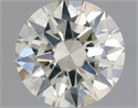 Diamante Natural 0.65 quilates, Redondo , Color K, claridad SI2 y certificado GIA