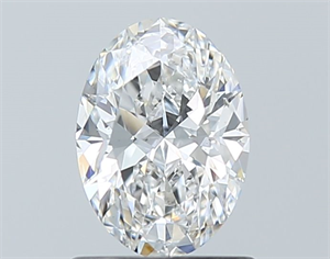 Foto Diamante Natural 0.80 quilates, Ovalado , Color E, claridad SI1 y certificado GIA de