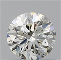 Diamante Natural 0.63 quilates, Redondo , Color J, claridad VS2 y certificado GIA