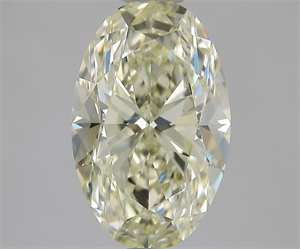 Picture of Natural Diamond 2.01 Carats, Oval with  Cut, N Color, VVS2 Clarity and Certified by GIA