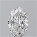 Diamante Natural 0.54 quilates, Ovalado , Color D, claridad VVS1 y certificado GIA