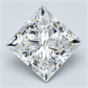 Natural Diamond 8.02 Carats, Princess with  Cut, G Color, VS2 Clarity and Certified by GIA