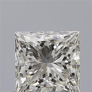 Picture of Natural Diamond 0.56 Carats, Princess with  Cut, H Color, IF Clarity and Certified by IGI
