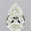 Diamante Natural 3.65 quilates, De pera , Color J, claridad VVS2 y certificado IGI