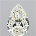 Diamante Natural 3.65 quilates, De pera , Color J, claridad VVS2 y certificado IGI