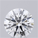 Lab Grown Diamond 3.32 Carats, Round with Ideal Cut, F Color, VS1 Clarity and Certified by IGI