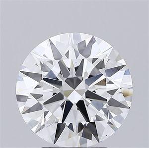 Picture of Lab Grown Diamond 3.32 Carats, Round with Ideal Cut, F Color, VS1 Clarity and Certified by IGI