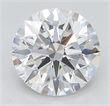 Lab Grown Diamond 2.57 Carats, Round with Ideal Cut, D Color, IF Clarity and Certified by IGI