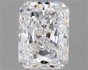 Picture of Natural Diamond 0.50 Carats, Radiant with  Cut, D Color, VVS2 Clarity and Certified by GIA