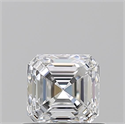 Diamante Natural 0.74 quilates, Asscher , Color D, claridad VS1 y certificado GIA