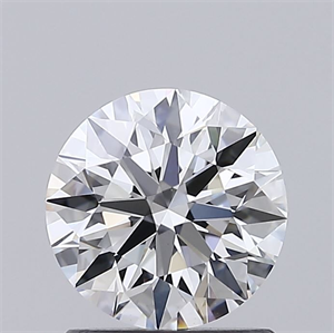 Picture of Lab Grown Diamond 1.27 Carats, Round with Ideal Cut, D Color, VS2 Clarity and Certified by IGI