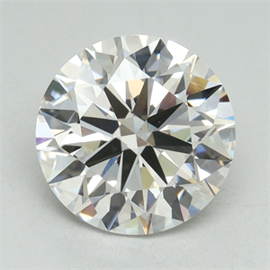 Picture of Lab Grown Diamond 2.55 Carats, Round with Ideal Cut, G Color, VS1 Clarity and Certified by IGI
