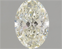Natural Diamond 1.31 Carats, Oval with  Cut, J Color, VVS2 Clarity and Certified by IGI