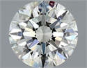 Natural Diamond 1.07 Carats, Round with Excellent Cut, J Color, SI1 Clarity and Certified by GIA