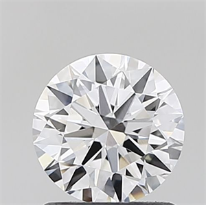 Picture of Lab Grown Diamond 1.01 Carats, Round with Ideal Cut, D Color, VVS2 Clarity and Certified by IGI