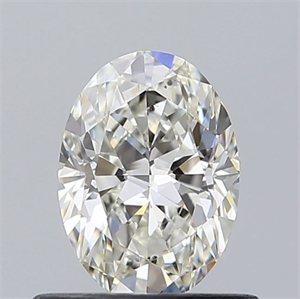 Picture of Natural Diamond 0.60 Carats, Oval with  Cut, I Color, VS2 Clarity and Certified by GIA