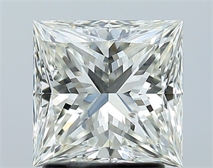 Picture of Natural Diamond 2.03 Carats, Princess with  Cut, K Color, SI2 Clarity and Certified by GIA