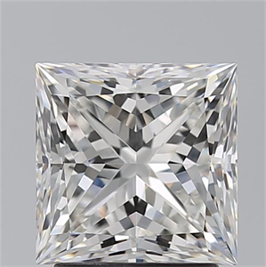 Picture of Natural Diamond 2.33 Carats, Princess with  Cut, G Color, VVS2 Clarity and Certified by GIA