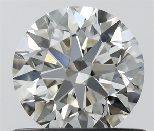 Picture of Natural Diamond 0.64 Carats, Round with Excellent Cut, I Color, VVS1 Clarity and Certified by IGI