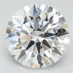 Picture of Lab Grown Diamond 3.51 Carats, Round with Ideal Cut, D Color, VVS1 Clarity and Certified by IGI